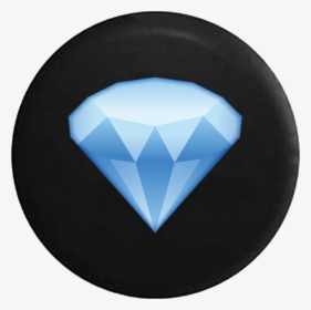 Text Emoji Diamond - Circle, HD Png Download, Transparent PNG