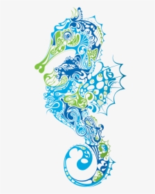 Download Seahorse Latest Version - Cute Sea Creatures Art, HD Png Download, Transparent PNG