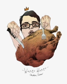 Chicken Dinner Png - Illustration, Transparent Png, Transparent PNG