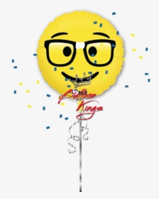 Emoji Nerd - Balloon, HD Png Download, Transparent PNG