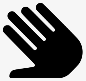 Open Hand - Png Open Hand Black Icon, Transparent Png, Transparent PNG