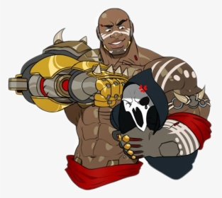 Transparent Overwatch Reaper Png - Overwatch Reaper And Doomfist, Png Download, Transparent PNG