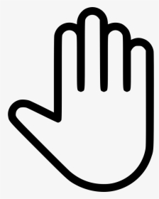 Open Hand - Hand With Fingers Together Clipart, HD Png Download, Transparent PNG