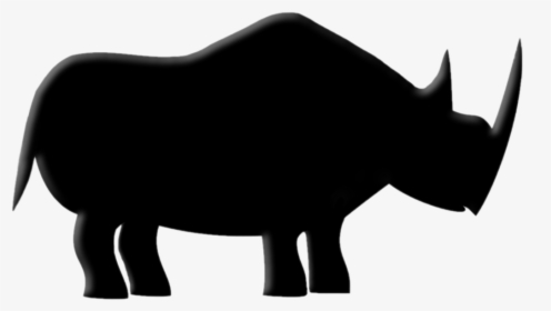 Black Rhino Clipart , Png Download - Black Rhinoceros, Transparent Png, Transparent PNG