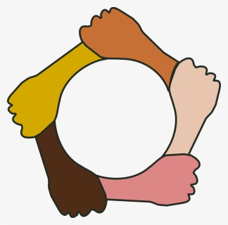 Hand In Hand Clipart Hand Black And White Open Hands - Equality Clipart, HD Png Download, Transparent PNG