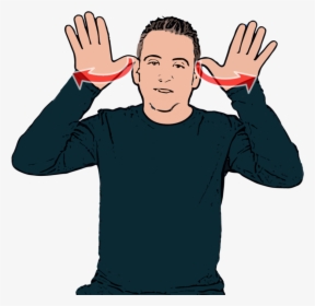 Hands Side To Side Sign Language, HD Png Download, Transparent PNG