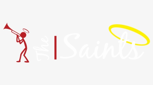 The Saints Logo White - Calligraphy, HD Png Download, Transparent PNG
