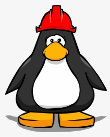 Image Red Hard Hat Ig Png Club Penguin Rewritten Wiki - Penguin With Santa Hat, Transparent Png, Transparent PNG