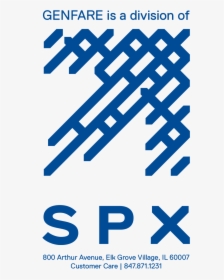 Genfare Is A Division Of Spx With Address - Spx Cooling Technologies Logo, HD Png Download, Transparent PNG