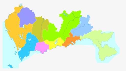 Administrative Division Shenzhen 2 - Districts Shenzhen, HD Png Download, Transparent PNG