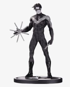 Black And White Statues Batman, HD Png Download, Transparent PNG