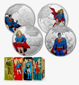 Dc Comics Silver Coins - Dc Comics Coins, HD Png Download, Transparent PNG