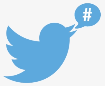 Twitter Logo Hashtag - Twitter Logo With Hashtag, HD Png Download, Transparent PNG