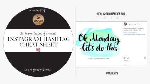 Instagram Hashtag Highlights Mondays, HD Png Download, Transparent PNG