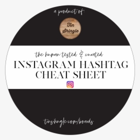 Cover Art Instagram Hashtag Cheat Sheet, HD Png Download, Transparent PNG