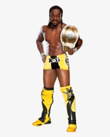 Kofi Kingston Clipart  										 Title - Kofi Kingston Intercontinental Champion Png, Transparent Png, Transparent PNG