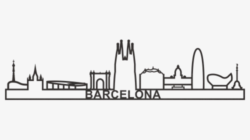 Skyline - Barcelona - Skyline Barcelona, HD Png Download, Transparent PNG