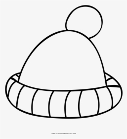 Bonnet Cap Drawing Clip Art - Imagen De Gorro Para Colorear, HD Png Download, Transparent PNG