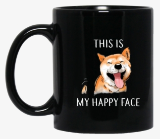 Shiba Inu Dog Lover Funny This Is My Happy Face-1 - Portable Network Graphics, HD Png Download, Transparent PNG