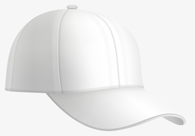 Baseball White Png Clip - White Baseball Cap Png, Transparent Png, Transparent PNG