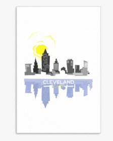 Cleveland Skyline Ohio Horizon Canvas Art - Skyline, HD Png Download, Transparent PNG