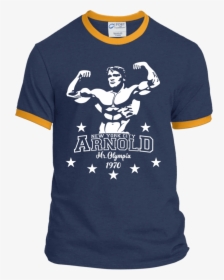 Arnold Schwarzenegger Bodybuilding Shirt, HD Png Download, Transparent PNG
