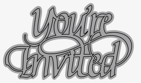 A Way With Words, You Re Invited - Calligraphy, HD Png Download, Transparent PNG