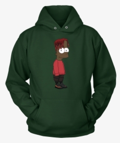 Bart Simpson Lil Yachty Unisex Hoodie Men Women - T Shirt Type Jacket, HD Png Download, Transparent PNG