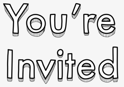 Transparent You Re Invited Clipart - Youre Invited To Lunch, HD Png Download, Transparent PNG