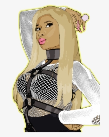 Nicki Minaj Png Image Download - Cartoon Pictures Of Nicki Minaj, Transparent Png, Transparent PNG