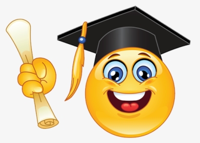 Emoticons Graduation, HD Png Download, Transparent PNG