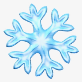 #emoji #pngtumblr #pngs #png - Transparent Background Snowflake Emoji, Png Download, Transparent PNG