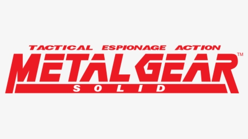 Metal Gear Logo Png, Transparent Png, Transparent PNG