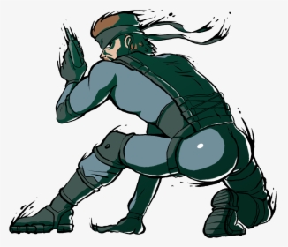 Siivagunner Wiki - Solid Snake Crawling, HD Png Download, Transparent PNG
