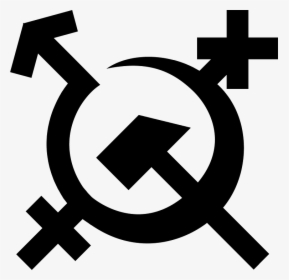 Transparent Communist Logo Png - Coletivo Lgbt Comunista, Png Download, Transparent PNG