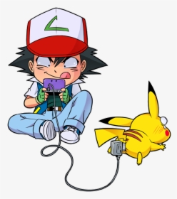 Pikachu And Ash Ketchum Preview - Parodie Pokemon, HD Png Download, Transparent PNG