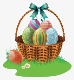 Easter Basket Png Transparent Image - Easter Basket, Png Download, Transparent PNG