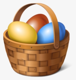 Eggs Vector Basket - Easter Egg Basket Png, Transparent Png, Transparent PNG