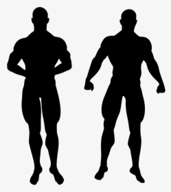 Standing,shoulder,muscle - Silhouette Of Two Women Holding Hands, HD Png Download, Transparent PNG