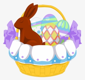 2012 Easter Basket - ตะกร้า ใส่ ไข่ อีส เตอร์ การ์ตูน, HD Png Download, Transparent PNG