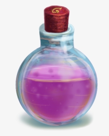 Potion Clip Art Minecraft Magic - Potion Bottle With Transparent Background, HD Png Download, Transparent PNG
