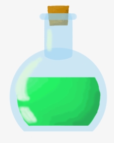 Green Potion Png Graphic Freeuse Stock - Transparent Potion Bottle Green Potion Png, Png Download, Transparent PNG