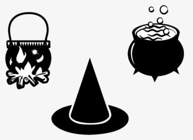 Witchcraft Cauldron Magic - Witch Potion Pot Clipart, HD Png Download, Transparent PNG