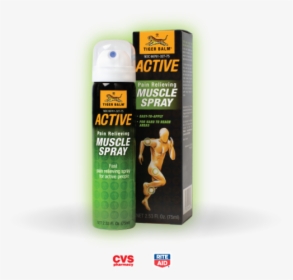 Tiger Balm Active Muscle Spray, HD Png Download, Transparent PNG