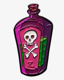 Tall Potion Enamel Pin - Illustration, HD Png Download, Transparent PNG