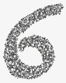 #6 #silver #glitter #sparkle - Body Jewelry, HD Png Download, Transparent PNG