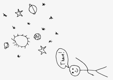 Space Doodle Png For Free Download - Transparent Doodle Art Png, Png Download, Transparent PNG