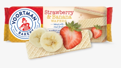 Strawberry & Banana Wafers - Voortman Strawberry Banana Wafers, HD Png Download, Transparent PNG
