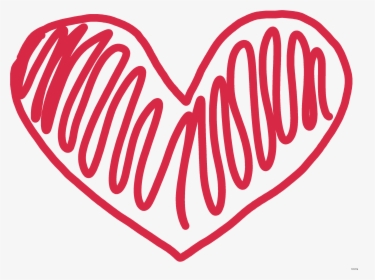 Doodles Clipart Heart - Heart Shape Doodle Png, Transparent Png, Transparent PNG