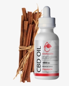 Cinnamon Cbd Oil, Premium Series By Nature S Ultra - Nature's Ultra Transparent, HD Png Download, Transparent PNG